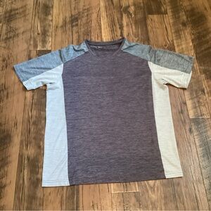 REI Size M Mens Gray Athletic Short Sleeve Performance Jersey T-Shirt Top Hike